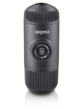 Wacaco Nanopresso Portable Espresso Maker, 18 Bar Manual Pressure, Travel Coffee Machine, Ground Coffee Compatible, No Electricity Needed, Black