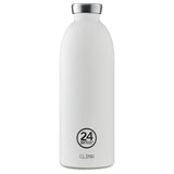 24BOTTLES Clima Double Walled Stainless Steel Water Bottle - 850ml - Stone Ice White