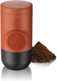 Wacaco MINIPRESSO GR2 - Portable Espresso Machine for Ground Coffee, Eco-Friendly, Made Using Biomass, 18 Bar Powerful Extraction, Ultra Light Weight, Integrated Water Tank System