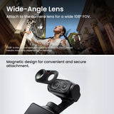 Insta360 Luna Ultra Creator Bundle| 8K Pocket Size Gimbal Camera w/ Dual Leica Lens System, Standard Kit + Battery Handle + Mic Pro Tx + Wide-Angle Lens + Carry Case, For Content Creators, Black