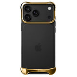 Arc iPhone 18 Pro Max Pulse Aluminum Case | Aerospace Metal Bumper, Shockproof Slim Anti-Scratch Protective Case, 10-ft Drop Tested, MagSafe Wireless Charging, Aluminum Polished, Gold