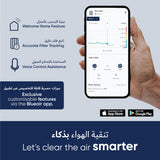 BLUEAIR Blue Max/Pure 3350i, Smart Air Purifier, Air Quality Sensor, HEPASilent Filter UpTo 86m² Room Removes 99.97% Pollen, Dust, Mould, Bacteria, Viruses|Activated Carbon Reduces VOCs, Odours