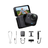 Insta360 GO Ultra Creator Bundle Midnight Black - Tiny 4K Cam, Lightweight & Portable, Low Light Excellence, Mount Anywhere, FlowState Stabilization, 200 Min Battery Life Artic White