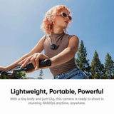 Insta360 GO Ultra Creator Bundle Midnight Black - Tiny 4K Cam, Lightweight & Portable, Low Light Excellence, Mount Anywhere, FlowState Stabilization, 200 Min Battery Life Artic White
