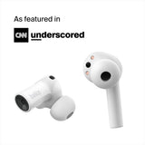 Belkin FREEDOM True Wireless Earbuds - Bluetooth Earphone Works w/ Apple Find My, 36 Hrs Battery Life, Powerful Bass, Advanced Noise Reduction, for iPhone 12/11 Pro/XS Max/Samsung/Huawei - White