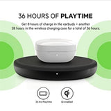 Belkin FREEDOM True Wireless Earbuds - Bluetooth Earphone Works w/ Apple Find My, 36 Hrs Battery Life, Powerful Bass, Advanced Noise Reduction, for iPhone 12/11 Pro/XS Max/Samsung/Huawei - White