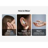 Belkin SoundForm Anywhere Wireless Earbuds, Bluetooth Earphones with Long-Lasting Comfort, IPX4 Waterproof Lightweight Earbuds for iPhone, iPad, Tablet, Laptop, Biking, Running & More - Cream
