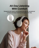 Belkin SOUNDFORM SURROUND| OverEar Wireless Headphone, High Audio & Call Quality, Bluetooth 5.4, 60Hrs Battery Life, USB-C Fast Charging, Multi-Point, Comfortable, Adjustable, Foldable - Sand