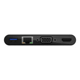 Belkin - USB-C to HDMI, VGA, USB-A and Gigabit Ethernet - Black