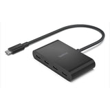 Open Box Belkin USB-C to 4-Port USB-C Hub - Black