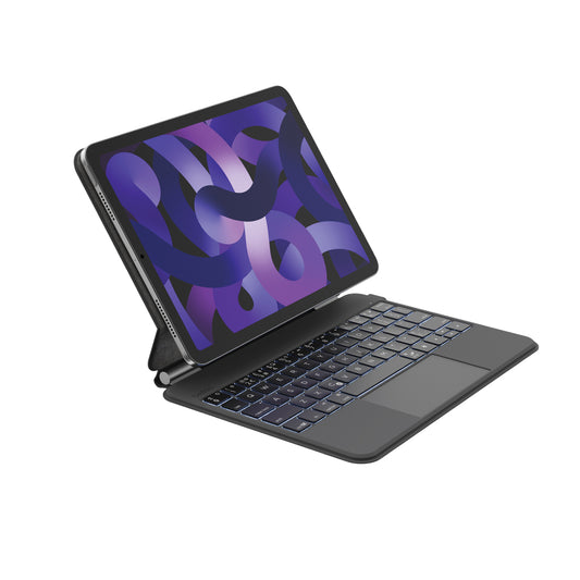 Belkin Connect Keyboard Case w/ Magnetic Stand for Apple iPad Pro 11" (M4) - Slim & Lightweight, 64 Keys, Bluetooth, Backlit, Auto Wake/Sleep, Long Battery Life - English Keyboard - Black