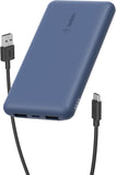 بنك طاقة بيلكين بوست تشارج بسعة 10000 مللي أمبير، شحن سريع بقوة 15 واط، منفذان USB-C، منفذان USB-A - أزرق