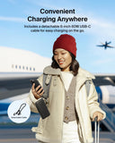 Belkin BoostCharge Power Bank 20K with Display| 20W Fast Charging 2x USB-C, 1x USB-A Ports with Detachble USB-C Cable, TSA Approved Safe for Flying, Black