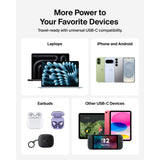 Belkin UltraCharge Pro Laptop Power Bank 25K | 158W Shared Output, Fast Charge Integrated 140W USB-C Cable, Digital Display, for MacBooks, Laptops, Tablets, SmartPhones, USB-C Devices, Charcoal