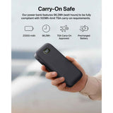 Belkin UltraCharge Pro Laptop Power Bank 25K | 158W Shared Output, Fast Charge Integrated 140W USB-C Cable, Digital Display, for MacBooks, Laptops, Tablets, SmartPhones, USB-C Devices, Charcoal