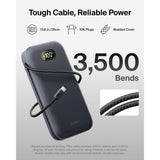 Belkin UltraCharge Pro Laptop Power Bank 25K | 158W Shared Output, Fast Charge Integrated 140W USB-C Cable, Digital Display, for MacBooks, Laptops, Tablets, SmartPhones, USB-C Devices, Charcoal