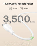 Belkin BoostCharge Qi2 Slim Magnetic Power Bank 5K with KickStand| Fast Wireless & USB-C Charging, TSA Approved Travel Compliant, for iPhone & Compatible Magnetic Cases, White