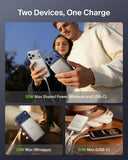 Belkin UltraCharge Slim Magnetic Power Bank 10K | Qi2 25W Wireless Charging, 30W USB-C Port, Digital Display, for iPhone 18/17/16/15/14/13/12, Samsung Phones w/ Magnetic Case, Sand