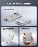 Belkin UltraCharge Slim Magnetic Power Bank 10K | Qi2 25W Wireless Charging, 30W USB-C Port, Digital Display, for iPhone 18/17/16/15/14/13/12, Samsung Phones w/ Magnetic Case, White