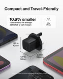 Belkin Travel Kit 3 Power Bundle, 10000mAh Power Bank + 25W Wall Charger + USB-C Cable + Travel Zipper Pouch, for Travel and Leisure, Black