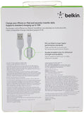 Belkin - Boost Charge USB-A to Lightning Braided Cable 1Meter - White