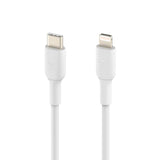 Belkin BOOST CHARGE USB-C to Lightning Cable 3Ft/1m - Fast Charging MFI cable for Apple iPhone 12/11 Pro Max/12/11 Pro/12 Mini/12/11/XR/XS/X Max/8/8 Plus iPad/iPad Mini - White