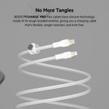 كابل بيلكين بوست تشارج برو فليكس USB-C إلى لايتنينج - طول متر واحد - أبيض