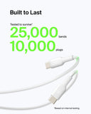 Belkin - Boost Charge USB-C to USB-A PVC Cable 1Meter - White