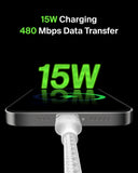 Belkin - Boost Charge USB-C to USB-A Braided Cable 2Meter - White
