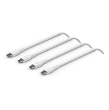 Belkin BoostCharge Braided USB-C Cable, USB-IF certified USB C to USB type C Fast Charging for iPhone 15, Samsung Galaxy S23, iPad, MacBook, Note, Pixel, more - 2m, 2pack, White