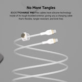 Belkin BoostCharge Pro Flex Braided USB-C to USB-C Charge & Sync Cable 1M| Fast Charge Power Delivery, Heavy Duty, for Apple MacBook Air/Pro, iPad Pro/Air/Mini, Samsung Galaxy S23/22 Ultra - White