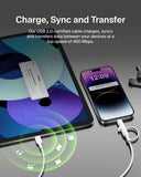BELKIN BoostCharge Pro 2-in-1 Cable(1.5m)| USB-C + Lightning Connector, Strong Braided Nylon, Ideal for iPhone 16/15/14/13/12/11/x/8, iPad/iPad Pro, Airpods, Samsung, Android devices and more - White