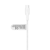 Belkin BoostCharge Pro 2-in-1 USB C to USB C Charger Cable 140W, Braided Dual Charging Cable - Fast-Charging Combo Cord with Smart Power Sharing for MacBook, iPhone, iPad, Samsung, Pixel, etc - White