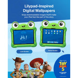 Belkin Disney Toy Story 5 Lilypad Case for iPad 10th/11th Gen (A16)| iPad case for Kids with Kickstand & Handle, Lightweigh Easy-grip, Shock Absorbing Drop Protection Case, Green