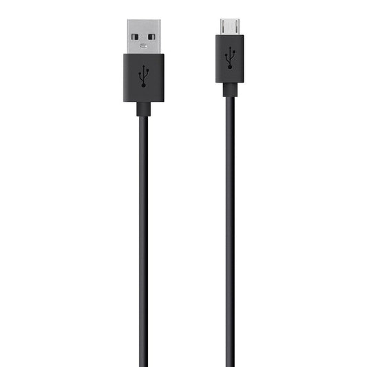 BELKIN BoostCharge USB-A to Micro-USB Cable (2m)| Charge & Sync, Rugged & Heavy Duty, Up to 25,000 Bends, 15W Charging support, for Legacy Devices - Black