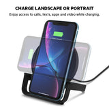 Belkin - Boost Up Wireless Charging Stand 10W with 1.2 m cable and AC adapter - Black