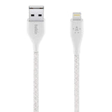 Belkin - Duratek Plus Lightning to USB-A cable 3M - White
