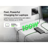 Belkin Multiport Hub8In1 C To (2 Usba 1 Usbc 1 Usbc Pd 1 Ethrnt 1 Hdmi 1 Micro Sd 1 Sd) Space Grey