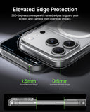 Belkin Clear Case for iPhone 17 Pro 6.3", 6 Ft. Drop Protection, MagSafe Compatible, Anti-Scratch, Slim 1.1cm, Raised Edges, Easy Grip, Polished Buttons, Made with Recycled Material - Clear