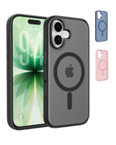 Belkin Grip Case for iPhone 17 6.3", 6 Ft. Drop Protection, MagSafe Compatible, Anti-Scratch, Slim 1.1cm, Raised Edges, Enhanced Grip, Polished Buttons, Made with Recycled Material - Black