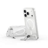 Belkin iPhone 18 Pro SheerForce Case with KickStand | 13Ft Drop Protection with MagSafe, Shock Absorbing Nano-Titan & Anti-Yellowing Technology, LandScape or Portrait Orientation - Clear