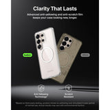 Belkin ScreenForce Magnetic Case for Samsung Galaxy S26 Ultra, Wireless Charging Compatible, Anti-Yellowing, Drop Protection, Heat Dissipation, Clear