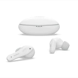 Belkin SOUNDFORM NANO True Wireless Earbuds for KIDS - Bluetooth In-Ear KID FRIENDLY w/ Volume Limiter & Touch Control, 24HRS Battery, for Apple iPhone/iPad, Samsung/Huawei, Tablets & Laptops - White