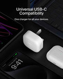 Belkin BoostCharge Compact USB-C Wall Charger 20W| PD Wall Charging, for iOS and Android SmartPhones, Tablets, Wireless Earphones, UK-Plug, White