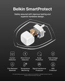 Belkin BoostCharge Compact USB-C Wall Charger 65W, USB-C PD Fast Charger, PPS, Foldable UK Plug, iPhone and Samsung Compatible, White