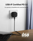 Belkin BoostCharge Compact USB-C Wall Charger 45W| Fast PD Wall Charging, for iOS and Android SmartPhones, Tablets, MacBook, UK Plug, Black