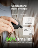 Belkin BoostCharge Compact USB-C Wall Charger 45W| Fast PD Wall Charging, for iOS and Android SmartPhones, Tablets, MacBook, UK Plug, Black