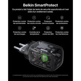 Belkin BoostCharge Pro 3-Port GaN Wall Charger 100W + Travel Adapters | PD Fast Charger, Compact Wall Charger w/ International Plugs,for iPhone, Samsung, iPad, Tablets, MacBook and USB-C Devices