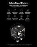 Belkin BoostCharge Pro Dual USB-C GaN Wall Charger 67W | 2-Port USB-C, PD 3.1 PPS, Foldable Prongs, for MacBooks, Laptops, Tablets, Smartphones, USB-C Devices, Black