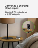 Belkin BoostCharge Pro Convertible Magnetic Wireless Charging Stand w/ Qi2 15W, PD Fast Charger, Adjustable Pad or Stand Mode, for iPhone 15/14/13/12 Pro Max Plus, S24/23 Ultra iOS & Android - White